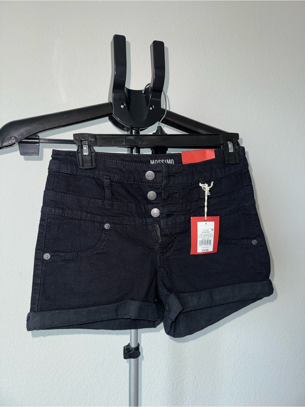 Mossimo Supply Co Black Shorts size 4